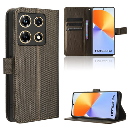 Diamond Texture Leather Phone Case, For Infinix Smart 7 HD X6516, For Infinix Note 30i, For Infinix Note 30 Pro, For Infinix Note 30 4G