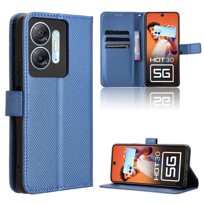 Diamond Texture Leather Phone Case, For Infinix GT 10 Pro, For Infinix Hot 30 5G X6832, For Infinix Smart 7 Plus, For Infinix Note 30 5G