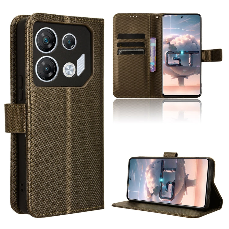 Diamond Texture Leather Phone Case, For Infinix GT 10 Pro, For Infinix Hot 30 5G X6832, For Infinix Smart 7 Plus, For Infinix Note 30 5G