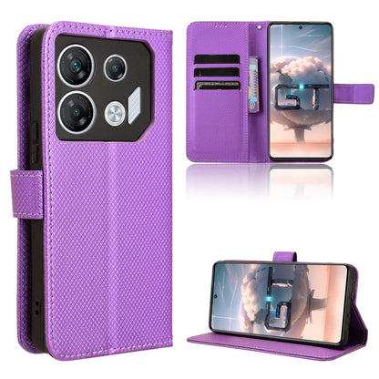 Diamond Texture Leather Phone Case, For Infinix GT 10 Pro, For Infinix Hot 30 5G X6832, For Infinix Smart 7 Plus, For Infinix Note 30 5G