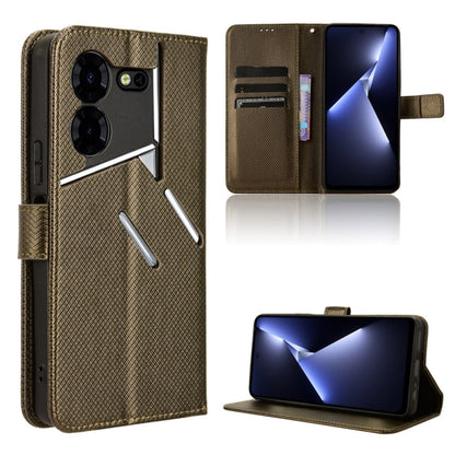 Diamond Texture Leather Phone Case, For Tecno Spark 20 Pro 4G, For Tecno Spark Go 2024, For Tecno Spark 20 4G, For Tecno Pova 5 Pro