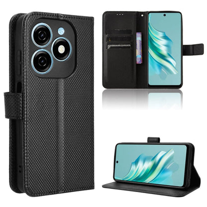 Diamond Texture Leather Phone Case, For Tecno Spark 20 Pro 4G, For Tecno Spark Go 2024, For Tecno Spark 20 4G, For Tecno Pova 5 Pro