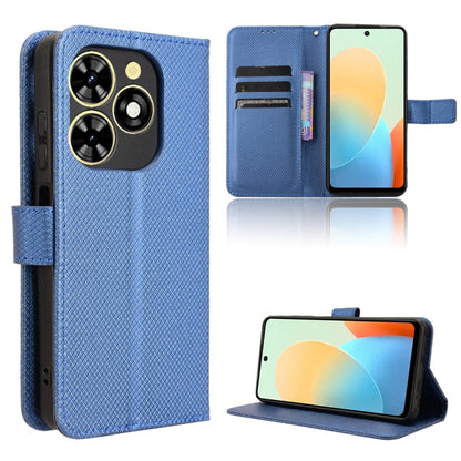 Diamond Texture Leather Phone Case, For Tecno Spark 20 Pro 4G, For Tecno Spark Go 2024, For Tecno Spark 20 4G, For Tecno Pova 5 Pro