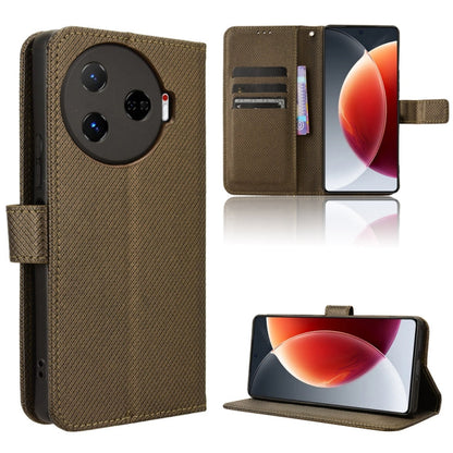 Diamond Texture Leather Phone Case, For Tecno Camon 30 Pro 5G, For Tecno Camon 30 5G / 4G, For Tecno Pova 6 Pro 5G, For Tecno Spark 20 Pro+ 4G