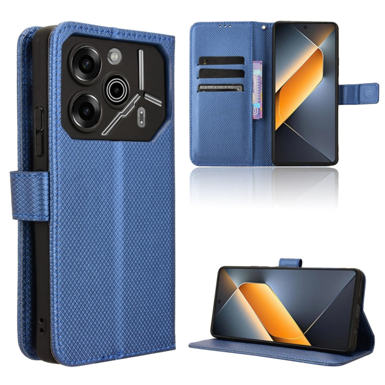 Diamond Texture Leather Phone Case, For Tecno Camon 30 Pro 5G, For Tecno Camon 30 5G / 4G, For Tecno Pova 6 Pro 5G, For Tecno Spark 20 Pro+ 4G