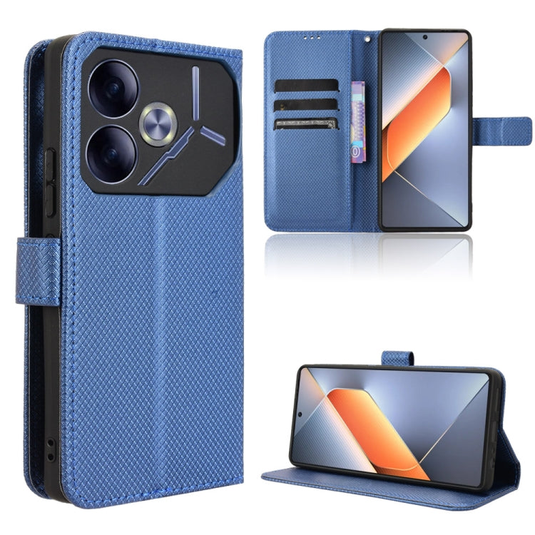 Diamond Texture Leather Phone Case, For Tecno Spark 20 Pro 5G, For Tecno Camon 30 Premier 5G, For Tecno Pova 6 Neo 4G, For Tecno Pova 6 4G