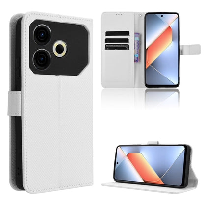 Diamond Texture Leather Phone Case, For Tecno Pova 6 Neo 4G, For Tecno Pova 6 4G, For Tecno Camon 30 Pro 5G, For Tecno Camon 30 5G / 4G
