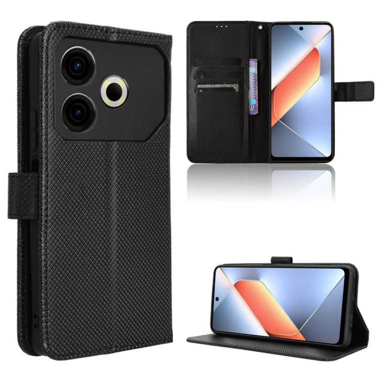 Diamond Texture Leather Phone Case, For Tecno Pova 6 Neo 4G, For Tecno Pova 6 4G, For Tecno Camon 30 Pro 5G, For Tecno Camon 30 5G / 4G
