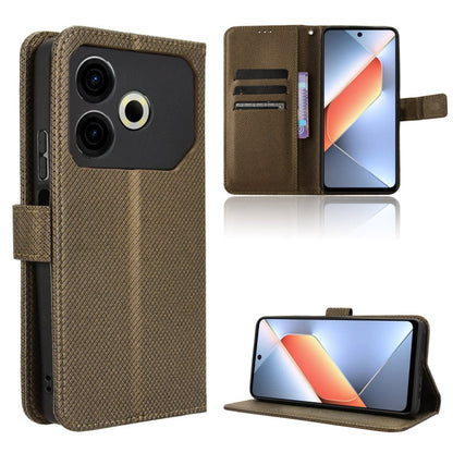 Diamond Texture Leather Phone Case, For Tecno Pova 6 Neo 4G, For Tecno Pova 6 4G, For Tecno Camon 30 Pro 5G, For Tecno Camon 30 5G / 4G
