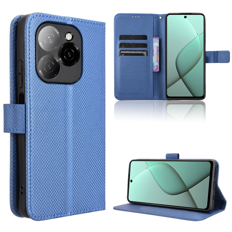 Diamond Texture Leather Phone Case, For Tecno Spark 20 Pro 5G, For Tecno Camon 30 Premier 5G, For Tecno Pova 6 Neo 4G, For Tecno Pova 6 4G