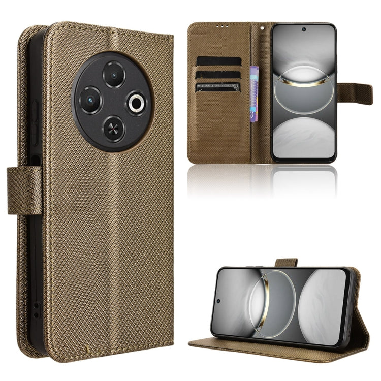 Diamond Texture Leather Phone Case, For Tecno Spark 30 Pro 4G, For Tecno Spark 30 4G, For Tecno Spark Go 1 / Pop 9 / Spark Go 2025, For Tecno Spark 30C 4G