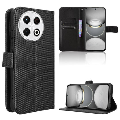 Diamond Texture Leather Phone Case, For Tecno Spark 30 Pro 4G, For Tecno Spark 30 4G, For Tecno Spark Go 1 / Pop 9 / Spark Go 2025, For Tecno Spark 30C 4G
