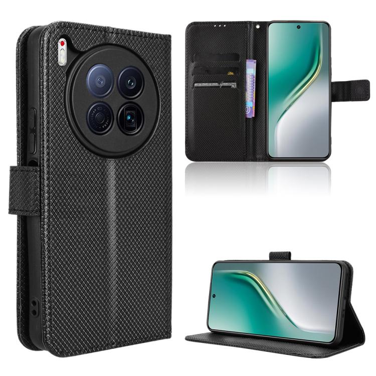 Diamond Texture Leather Phone Case, For Tecno Camon 40 Premier 5G, For Tecno Camon 40 4G, For Tecno Camon 30S 4G / 30S Pro 4G, For Tecno Pova 6 Neo 5G / Spark 30 5G