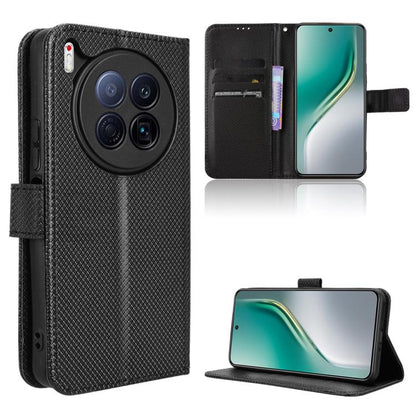 Diamond Texture Leather Phone Case, For Tecno Camon 40 Premier 5G, For Tecno Camon 40 4G, For Tecno Camon 30S 4G / 30S Pro 4G, For Tecno Pova 6 Neo 5G / Spark 30 5G