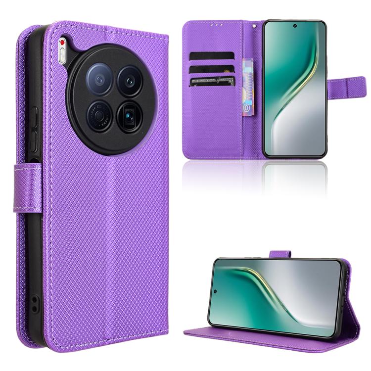 Diamond Texture Leather Phone Case, For Tecno Camon 40 Premier 5G, For Tecno Camon 40 4G, For Tecno Camon 30S 4G / 30S Pro 4G, For Tecno Pova 6 Neo 5G / Spark 30 5G