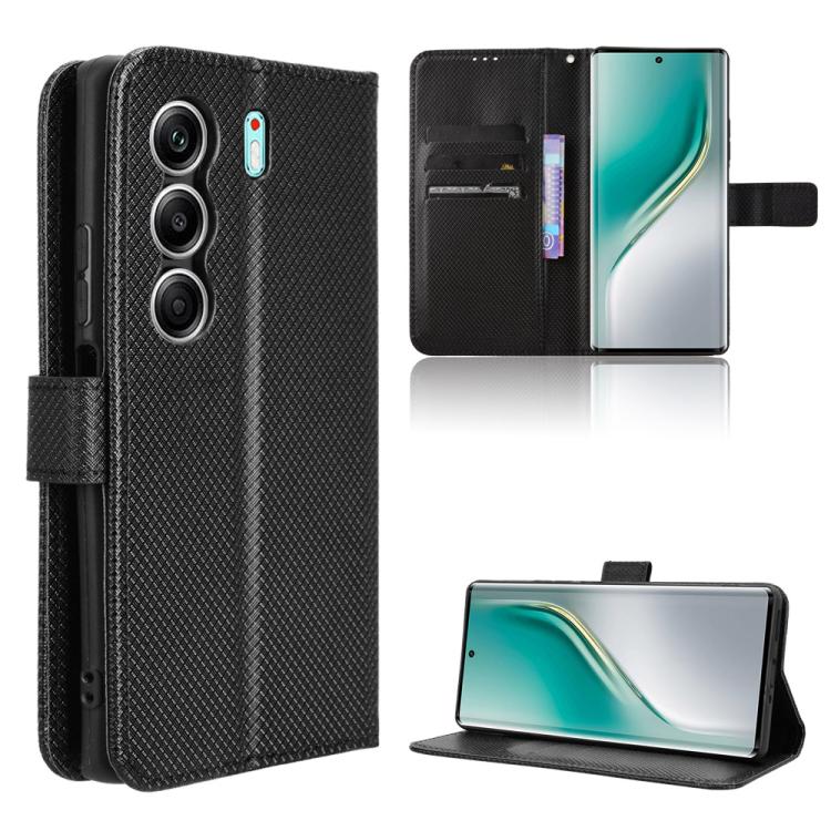 Diamond Texture Leather Phone Case, For Tecno Pova Curve 5G, For Tecno Camon 40 Pro 4G / 5G, For Tecno Camon 40 Premier 5G, For Tecno Camon 40 4G