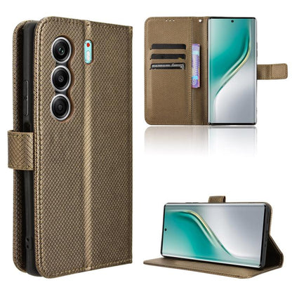 Diamond Texture Leather Phone Case, For Tecno Pova Curve 5G, For Tecno Camon 40 Pro 4G / 5G, For Tecno Camon 40 Premier 5G, For Tecno Camon 40 4G