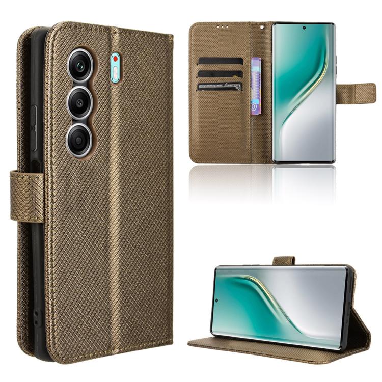Diamond Texture Leather Phone Case, For Tecno Camon 40 Premier 5G, For Tecno Camon 40 4G, For Tecno Camon 30S 4G / 30S Pro 4G, For Tecno Pova 6 Neo 5G / Spark 30 5G
