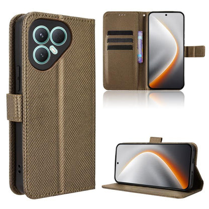 Diamond Texture Leather Phone Case, For Tecno Spark 40 4G, For Tecno Pova 7 Ultra 5G, For Tecno Pova 7 4G, For Tecno Spark Go 2 4G