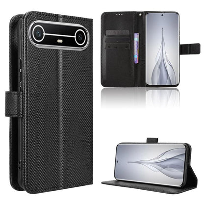 Diamond Texture Leather Phone Case, For Tecno Spark Slim, For Tecno Spark 40C, For Tecno Pova 7 Pro 5G, For Tecno Pova 7 5G