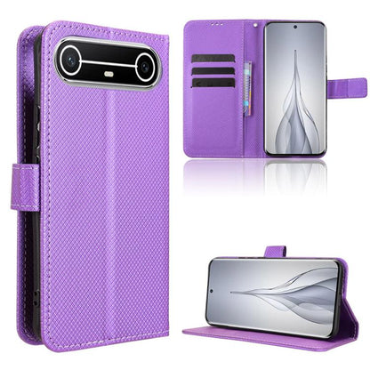 Diamond Texture Leather Phone Case, For Tecno Spark Slim, For Tecno Spark 40C, For Tecno Pova 7 Pro 5G, For Tecno Pova 7 5G
