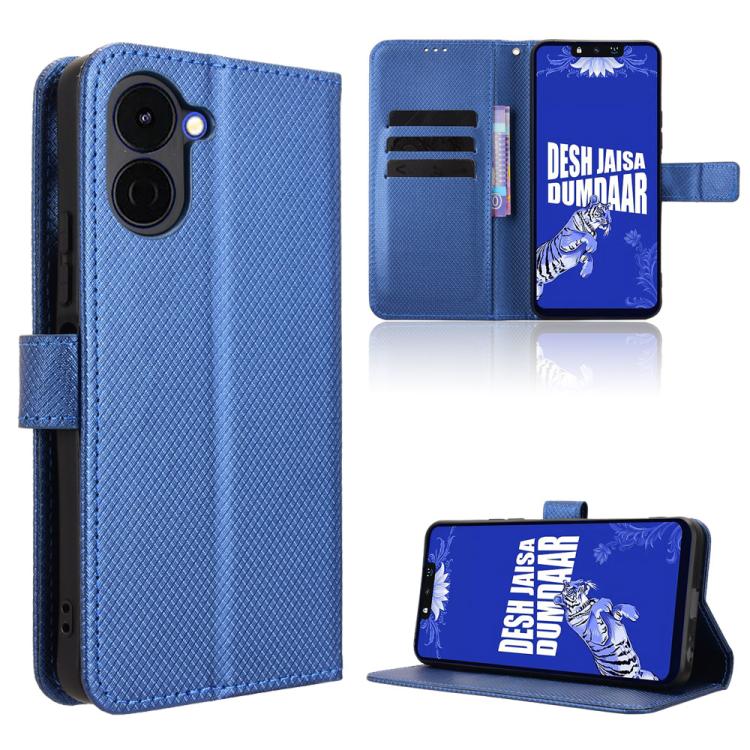 Diamond Texture Leather Phone Case, For Tecno Camon 50 4G, For Tenco Spark Go 3, For Tecno Spark Slim, For Tecno Spark 40C