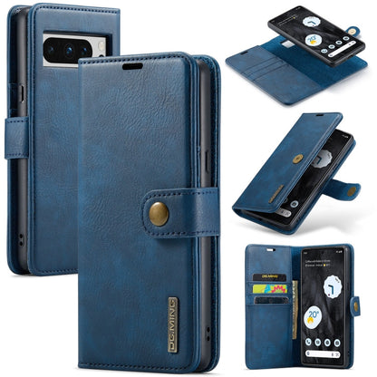 DG.MING Crazy Horse Texture Detachable Magnetic Leather Phone Case, For Google Pixel 10a, For Google Pixel 9a, For Google Pixel 8a, For Google Pixel 8 Pro