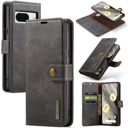 DG.MING Crazy Horse Texture Detachable Magnetic Leather Phone Case, For Google Pixel 8, For Google Pixel 7a