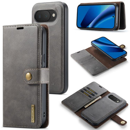DG.MING Crazy Horse Texture Detachable Magnetic Leather Phone Case, For Google Pixel 10a, For Google Pixel 9a, For Google Pixel 8a, For Google Pixel 8 Pro