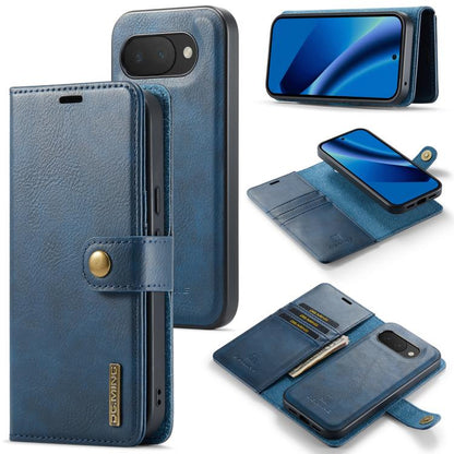 DG.MING Crazy Horse Texture Detachable Magnetic Leather Phone Case, For Google Pixel 10a, For Google Pixel 9a, For Google Pixel 8a, For Google Pixel 8 Pro