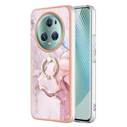 Electroplating Marble IMD TPU Phone Case with Ring Holder, For Honor Magic5 Pro, For Honor X8a, For Honor X9a / Magic5 Lite, For Honor X7a