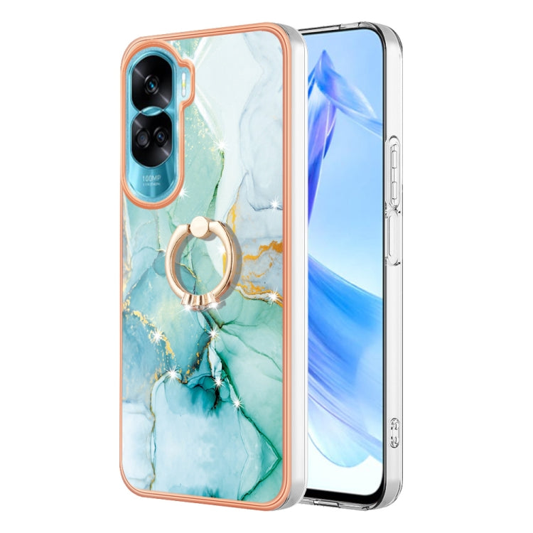 Electroplating Marble IMD TPU Phone Case with Ring Holder, For Honor X9b, For Honor X6a, For Honor 90 Lite 5G, For Honor 90 5G