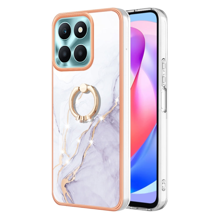 Electroplating Marble IMD TPU Phone Case with Ring Holder, For Honor X9b, For Honor X6a, For Honor 90 Lite 5G, For Honor 90 5G