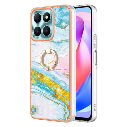 Electroplating Marble IMD TPU Phone Case with Ring Holder, For Honor X9b, For Honor X6a, For Honor 90 Lite 5G, For Honor 90 5G