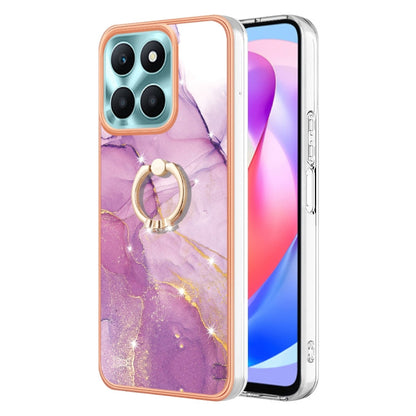 Electroplating Marble IMD TPU Phone Case with Ring Holder, For Honor X9b, For Honor X6a, For Honor 90 Lite 5G, For Honor 90 5G