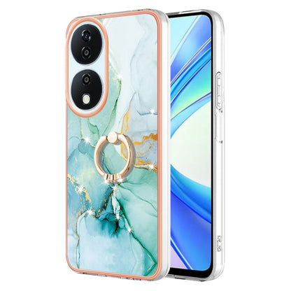 Electroplating Marble IMD TPU Phone Case with Ring Holder, For Honor X6b, For Honor 200 Lite Global, For Honor X7b 4G / 5G, For Honor X8b