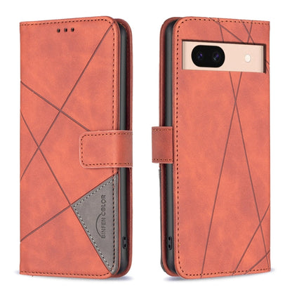 Magnetic Buckle Rhombus Texture Leather Phone Case, For Google Pixel 8a, For Google Pixel 8 Pro, For Google Pixel 8