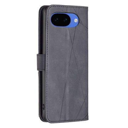 Magnetic Buckle Rhombus Texture Leather Phone Case, For Google Pixel 10a, For Google Pixel 9A, For Google Pixel 9 Pro, For Google Pixel 9