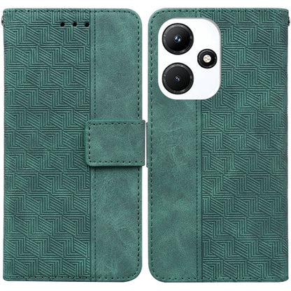 Geometric Embossed Leather Phone Case, For Infinix Hot 30 Play, For Infinix Hot 30i, For Infinix Hot 30, For Infinix Smart 7 African