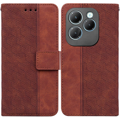 Geometric Embossed Leather Phone Case, For Infinix Note 40 4G, For Infinix Hot 40 / 40 Pro, For Infinix Smart 7 India / 7 Plus, For Infinix Smart 7 HD