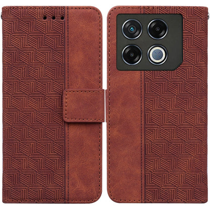 Geometric Embossed Leather Phone Case, For Infinix Note 40 5G, For Infinix GT 20 Pro, For Infinix Note 40 Pro 5G / 40 Pro 4G, For Infinix Note 40 Pro+