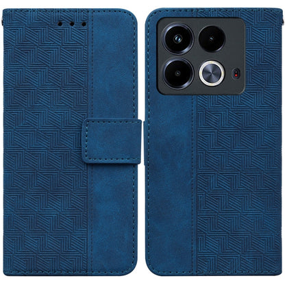 Geometric Embossed Leather Phone Case, For Infinix Note 40 4G, For Infinix Hot 40 / 40 Pro, For Infinix Smart 7 India / 7 Plus, For Infinix Smart 7 HD