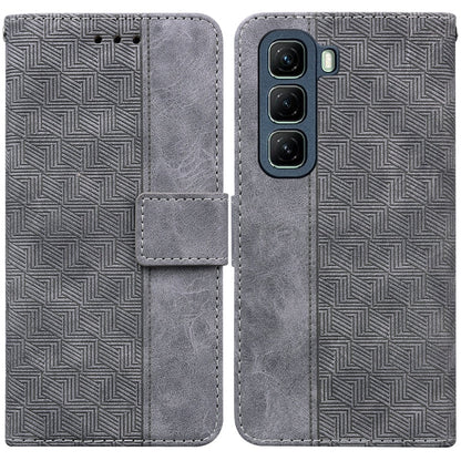 Geometric Embossed Leather Phone Case, For Infinix Hot 50 Pro+ 4G, For Infinix Hot 50 4G, For Infinix Hot 50 5G, For Infinix Zero 40 4G / 5G