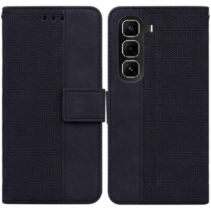 Geometric Embossed Leather Phone Case, For Infinix Note 50 Pro+, For Infinix Note 50 4G / Note 50 Pro 4G, For Infinix Hot 50 Pro 4G, For Infinix Hot 50i / Smart 9
