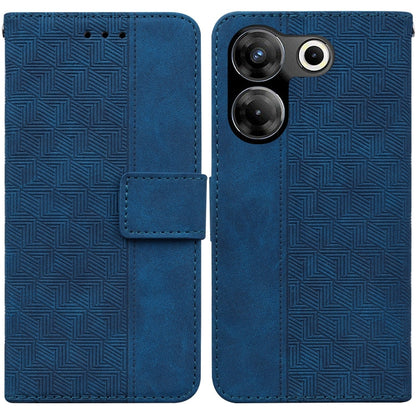 Geometric Embossed Leather Phone Case, For Tecno Camon 20 Pro 5G, For Tecno Pova 5, For Tecno Spark 10 5G, For Tecno Spark 10 Pro