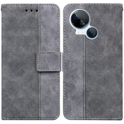 Geometric Embossed Leather Phone Case, For Tecno Camon 20 Pro 5G, For Tecno Pova 5, For Tecno Spark 10 5G, For Tecno Spark 10 Pro
