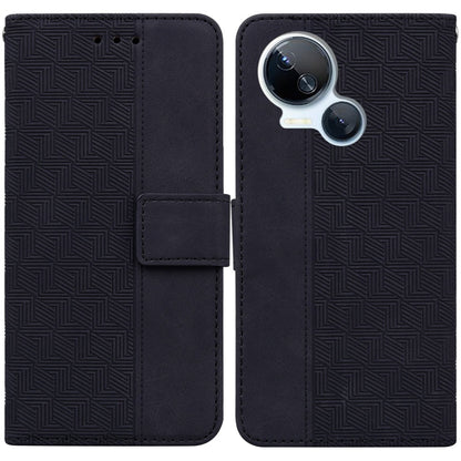 Geometric Embossed Leather Phone Case, For Tecno Camon 20 Pro 5G, For Tecno Pova 5, For Tecno Spark 10 5G, For Tecno Spark 10 Pro