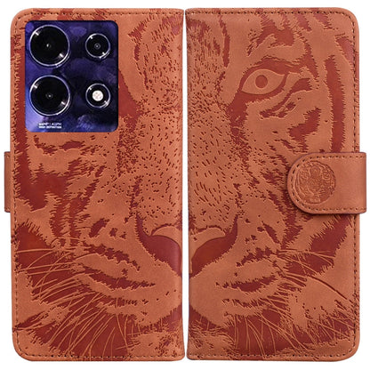 Tiger Embossing Pattern Flip Leather Phone Case, For Infinix Hot 30i, For Infinix Note 30i, For Infinix Note 30 Pro, For Infinix Note 30