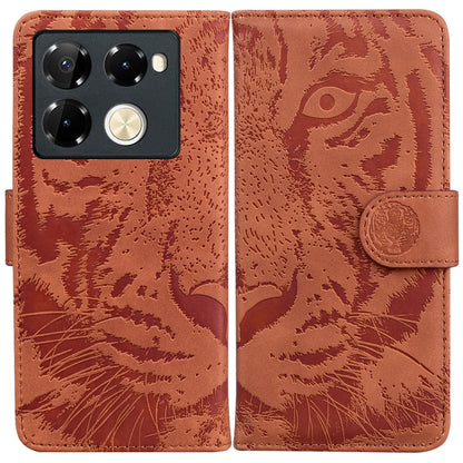 Tiger Embossing Pattern Flip Leather Phone Case, For Infinix Note 40 5G, For Infinix GT 20 Pro, For Infinix Note 40 Pro 4G / 5G, For Infinix Note 40 Pro+