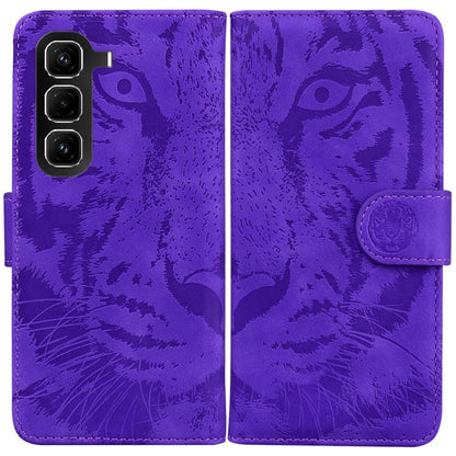Tiger Embossing Pattern Flip Leather Phone Case, For Infinix Hot 50 Pro+ 4G, For Infinix Hot 50 4G, For Infinix Hot 50 5G, For Infinix Zero 40 4G / 5G